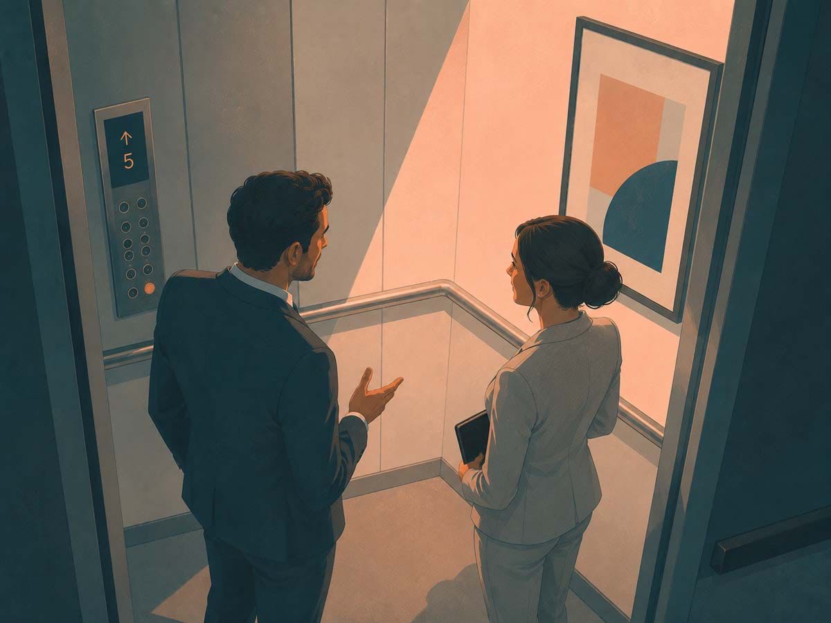 Elevator Pitch / 30-Sekunden-Regel